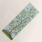 Chinoiserie Citrus Grove Mural Multicolor Yoga Mat Gallery Image 1