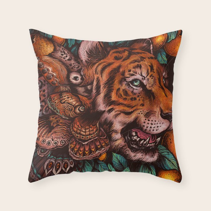 Year of the Tiger Throw Pillow Gallery Image 6