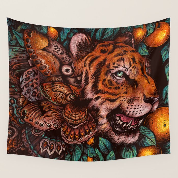 Year of the Tiger Wall Tapestry Gallery Image 4