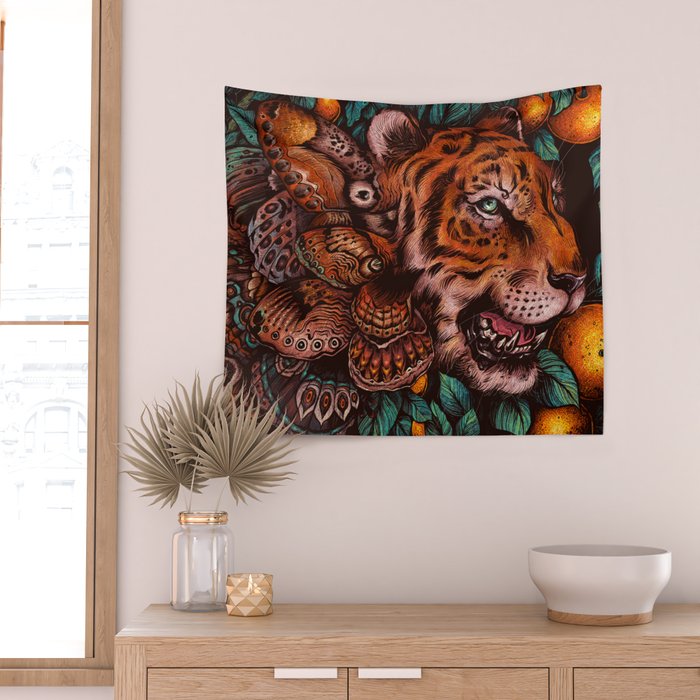 Year of the Tiger Wall Tapestry Gallery Image 2