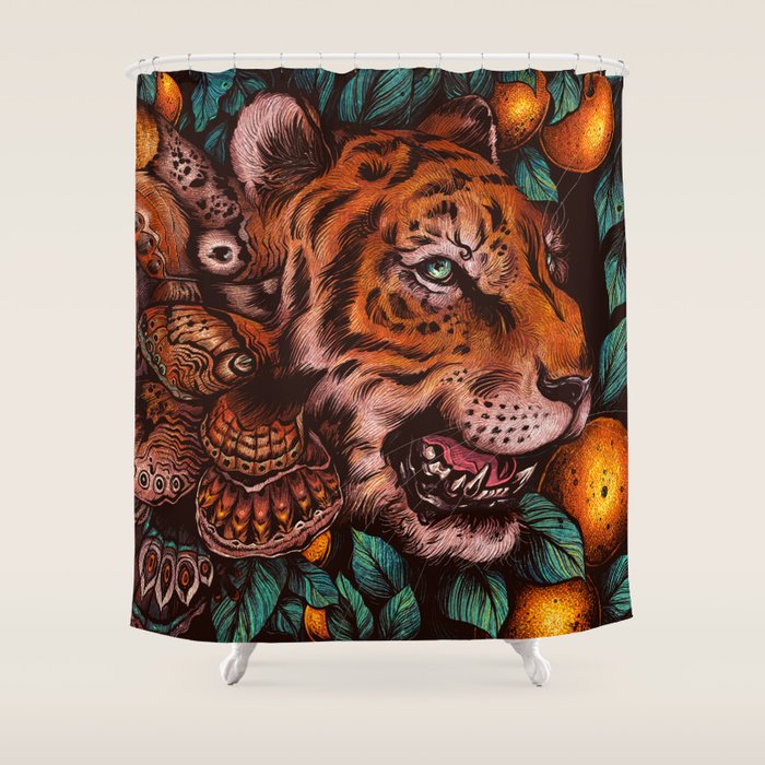 Year of the Tiger Shower Curtain Gallery Image 1