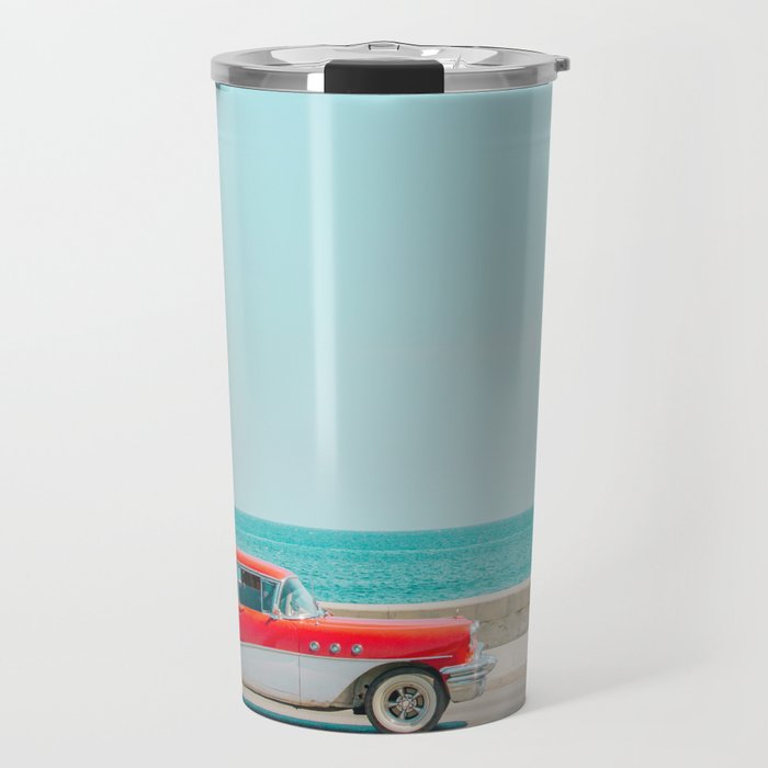 Ocean Drive - Havana Cuba Travel Photography Travel Mug Gallery Image 1