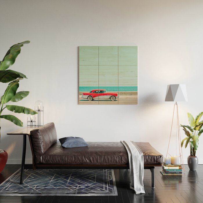 Ocean Drive - Havana Cuba Travel Photography Wood Wall Art Gallery Image 2