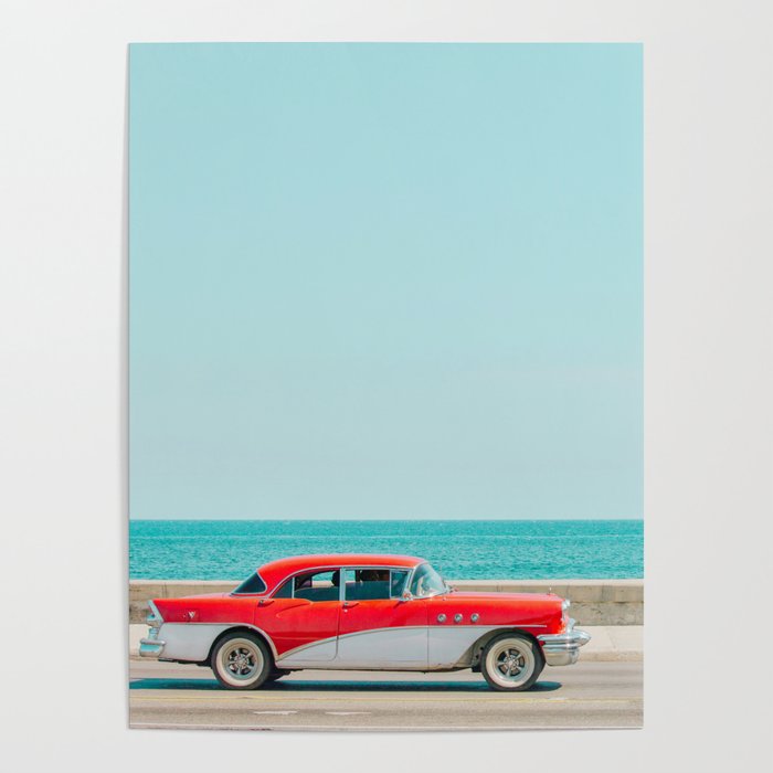 Ocean Drive - Havana Cuba Travel Photography Poster Gallery Image 4