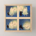 Spooky Friends Mini Art Print Gallery Image 1
