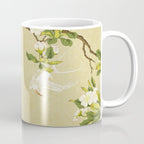 Pear blossoms and white swallow Type A: Minhwa-Korean traditional/folk art Coffee Mug Gallery Image 1