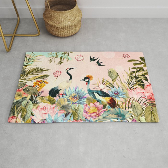 Landscapes of birds in paradise 2 Rug Gallery Image 1