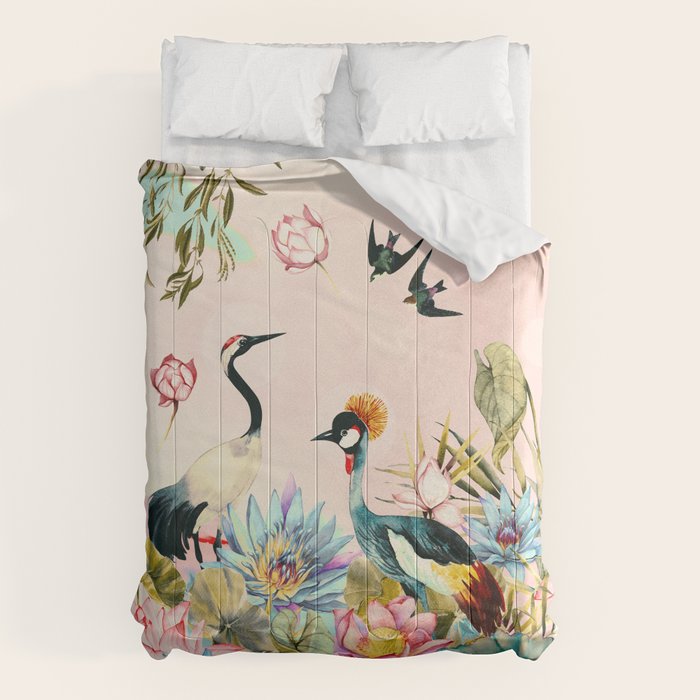 Landscapes of birds in paradise 2 Comforter Gallery Image 6
