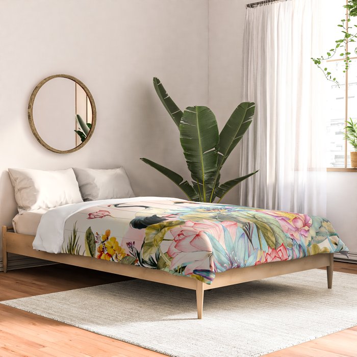 Landscapes of birds in paradise 2 Comforter Gallery Image 2