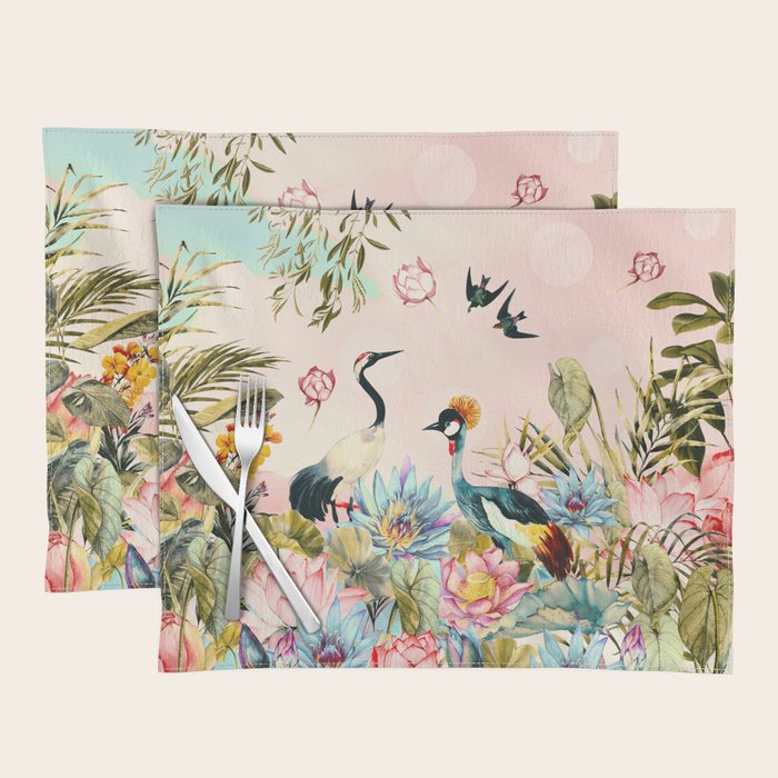 Landscapes of birds in paradise 2 Placemat Gallery Image 1