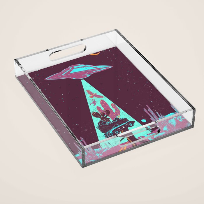 DESERT UFO Acrylic Tray Gallery Image 1