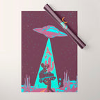 DESERT UFO Wrapping Paper Gallery Image 1