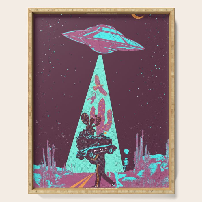 DESERT UFO Serving Tray Gallery Image 1