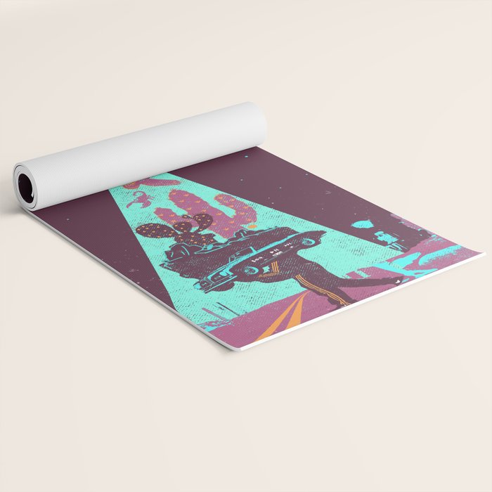 DESERT UFO Yoga Mat Gallery Image 2