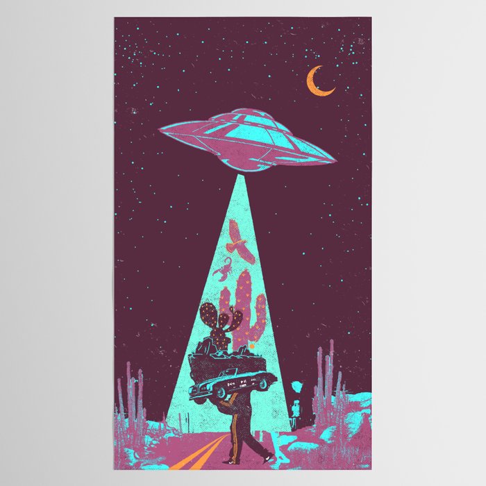 DESERT UFO Tablecloth Gallery Image 2