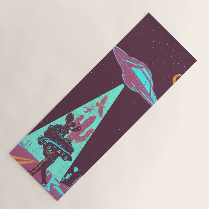 DESERT UFO Yoga Mat Gallery Image 1