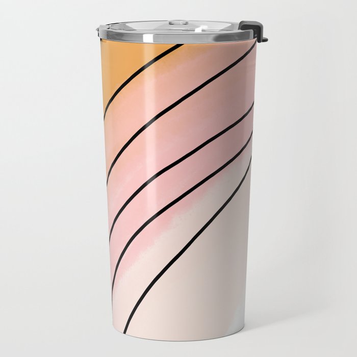 Watercolor Rainbow Travel Mug Gallery Image 2