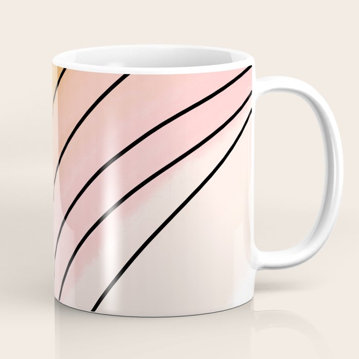 Watercolor Rainbow Coffee Mug Gallery Image 1