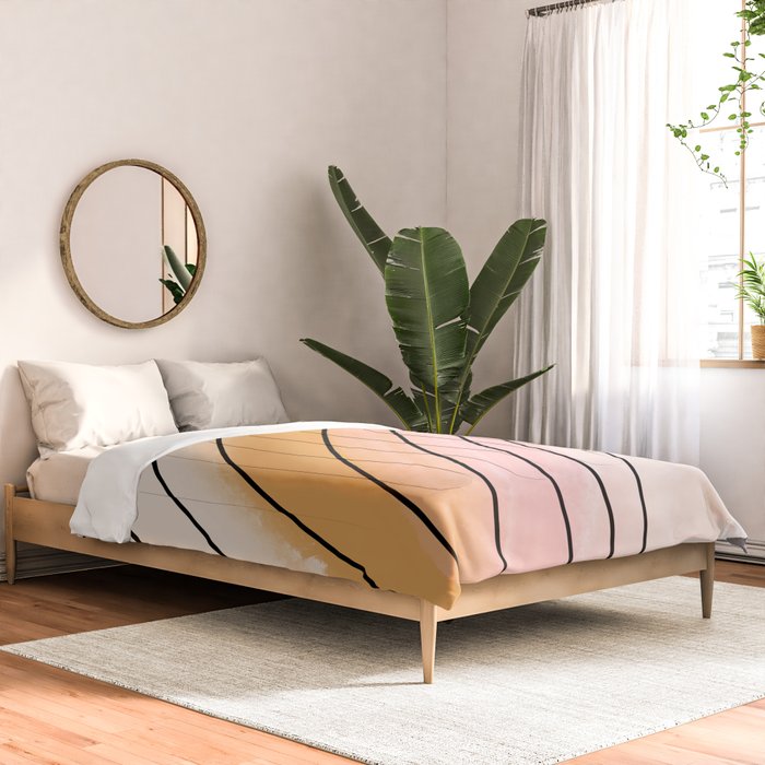 Watercolor Rainbow Comforter Gallery Image 2
