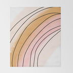 Watercolor Rainbow Throw Blanket Gallery Image 2