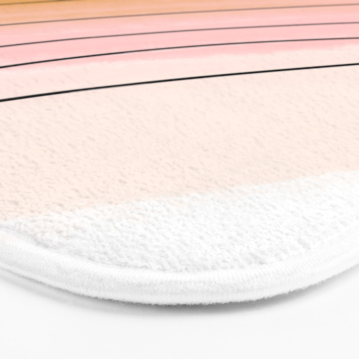 Watercolor Rainbow Bath Mat Gallery Image 3