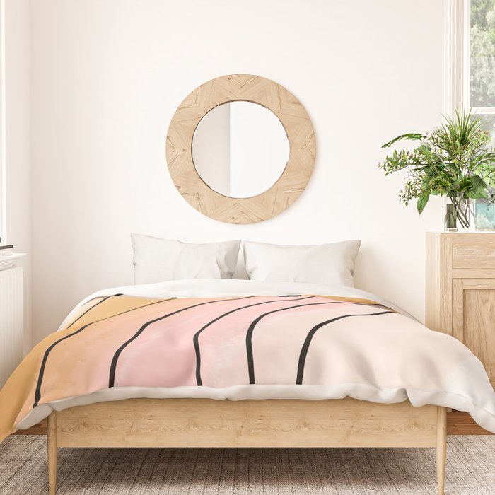 Watercolor Rainbow Duvet Cover Gallery Image 3
