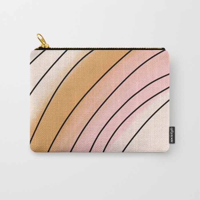 Watercolor Rainbow Carry All Pouch Gallery Image 1