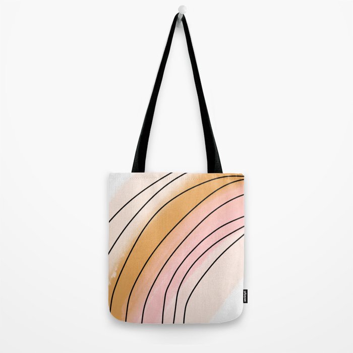 Watercolor Rainbow Tote Bag Gallery Image 2