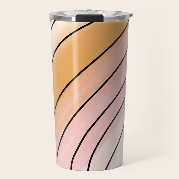 Watercolor Rainbow Travel Mug Gallery Image 1