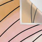 Watercolor Rainbow Wall Tapestry Gallery Image 3