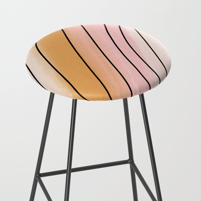 Watercolor Rainbow Stool Gallery Image 2