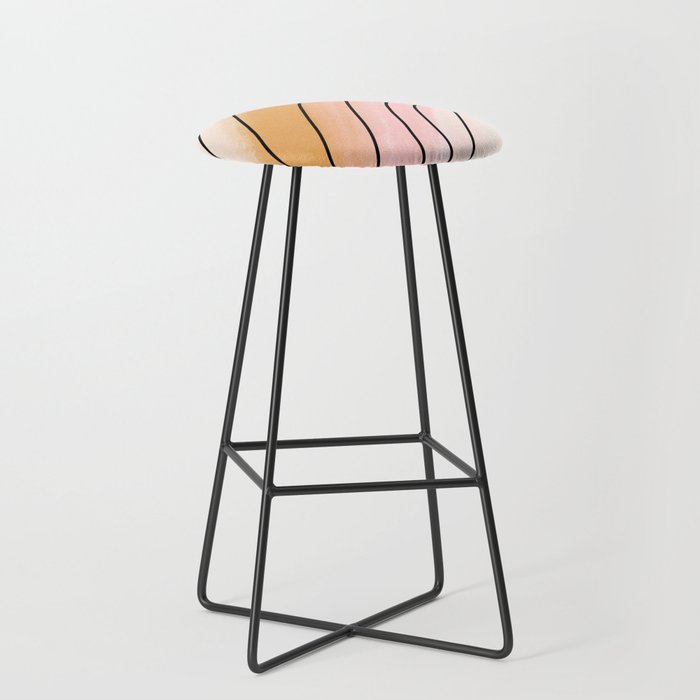 Watercolor Rainbow Stool Gallery Image 1