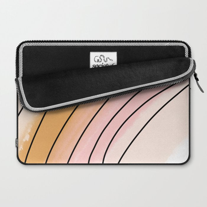 Watercolor Rainbow Laptop Sleeve Gallery Image 2