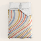 Wavy Stripes XXIII - Retro Summer Comforter Gallery Image 6