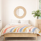 Wavy Stripes XXIII - Retro Summer Duvet Cover Gallery Image 3