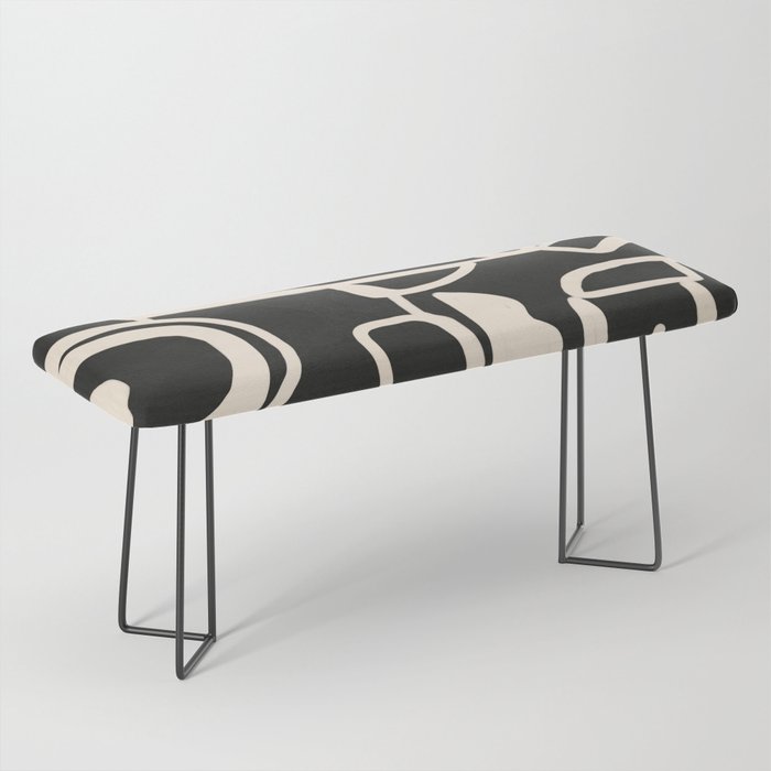 Abstract Lines 1 Bench Gallery Image 1