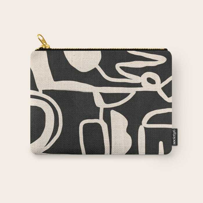 Abstract Lines 1 Carry All Pouch Gallery Image 1