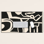 Abstract Lines 1 Desk Mat Gallery Image 1