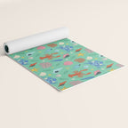 Crustaceans Seashells Yoga Mat Gallery Image 2