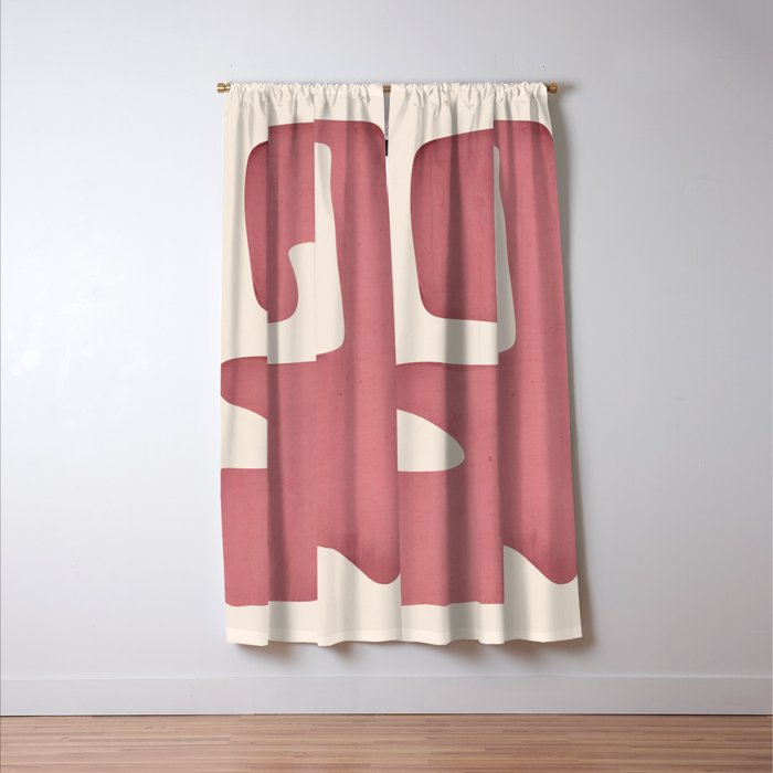 Modern Abstract Shapes 89 Window Curtain Gallery Image 3