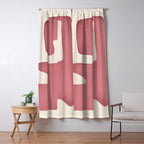 Modern Abstract Shapes 89 Window Curtain Gallery Image 5