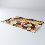 Vintage & Shabby Chic -  Nostalgic Winter Florals Pattern Rug Gallery Image 3
