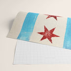 Chicago Flag Wrapping Paper Gallery Image 2