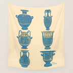 Terracotta Vessels from Italy Wall Tapestry Gallery Image 4