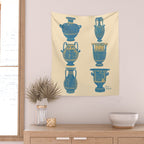 Terracotta Vessels from Italy Wall Tapestry Gallery Image 2