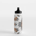 Urban Tribal Pattern No.8 - Aztec - Wood Water Bottle Gallery Image 3