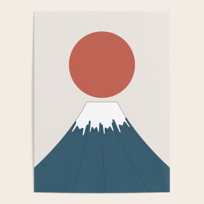 Cat Landscape 184 Praise the Sun Poster Gallery Image 1