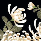 White Peonies Red Maple Leaves Japanese Kimono Pattern Coffee Mug Gallery Image 2