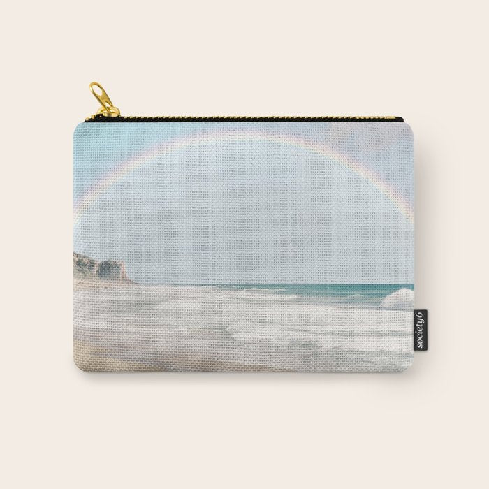 Malibu Beach Rainbow Carry All Pouch Gallery Image 1