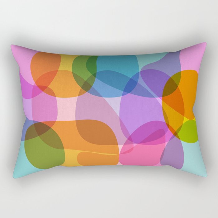 Color Burst Rectangular Pillow Gallery Image 1